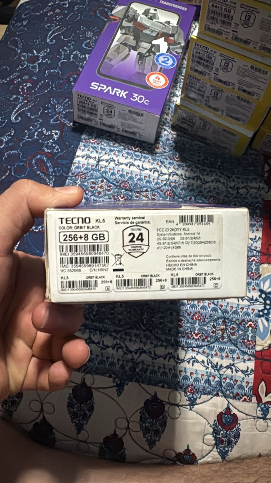 TECNO SPARK 30C 256 GB / 8 GB BLACK - Imagen 2
